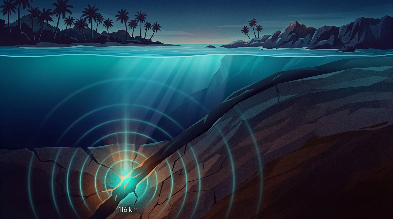 Depth Saves the Day: Why Vanuatu’s M7.3 Earthquake Triggered No Tsunami