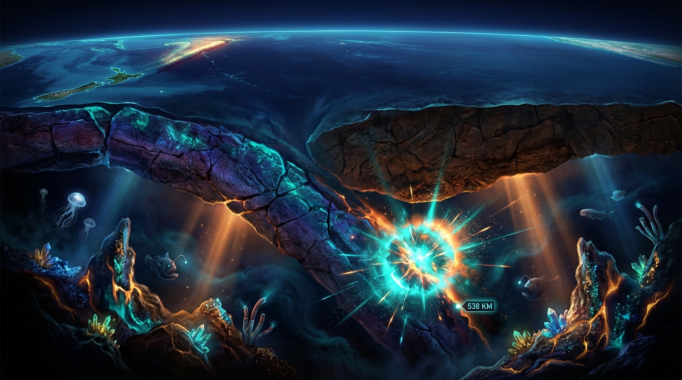 Fiji’nin Derinliklerindeki 538 Kilometrelik Sarsıntı: Mantonun Gizli Depremleri