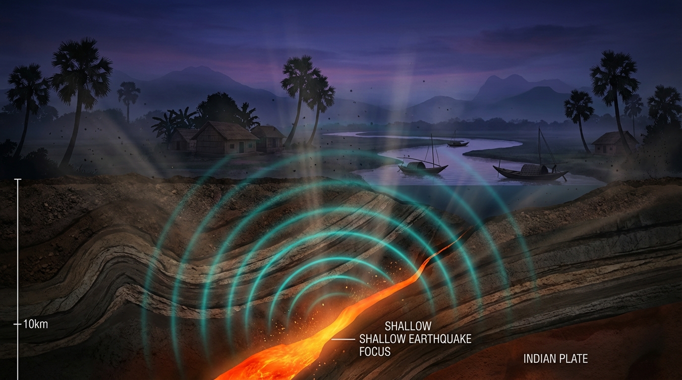 Barishal’da Yüzeysel Deprem Sürüsü: Bir Haftada İki M5+ Sarsıntı