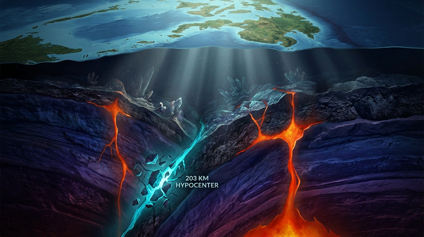 Filipinler’in Derinliklerinde: 203 Kilometre Altındaki Nadir Deprem