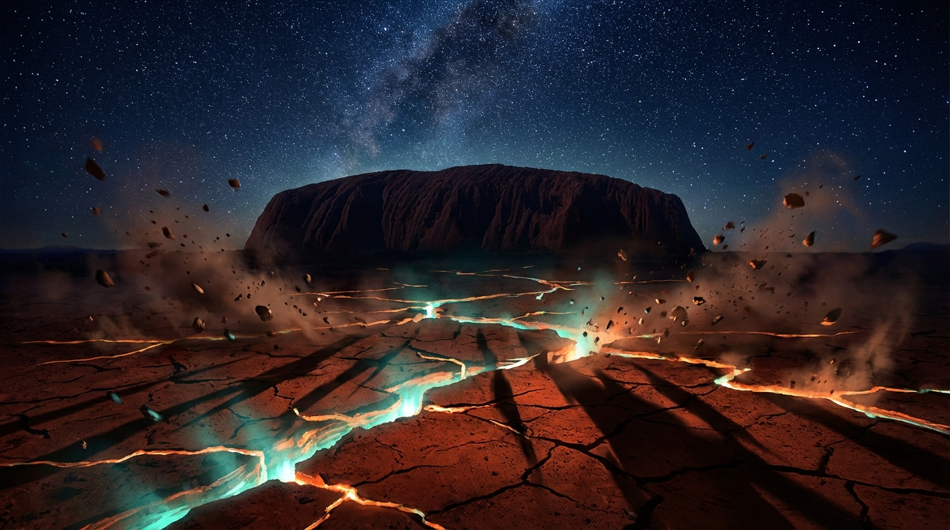 Avustralya’nın Kalbinde Şok: Uluru Yakınlarında Nadir ve Sığ M5.5 Depremi