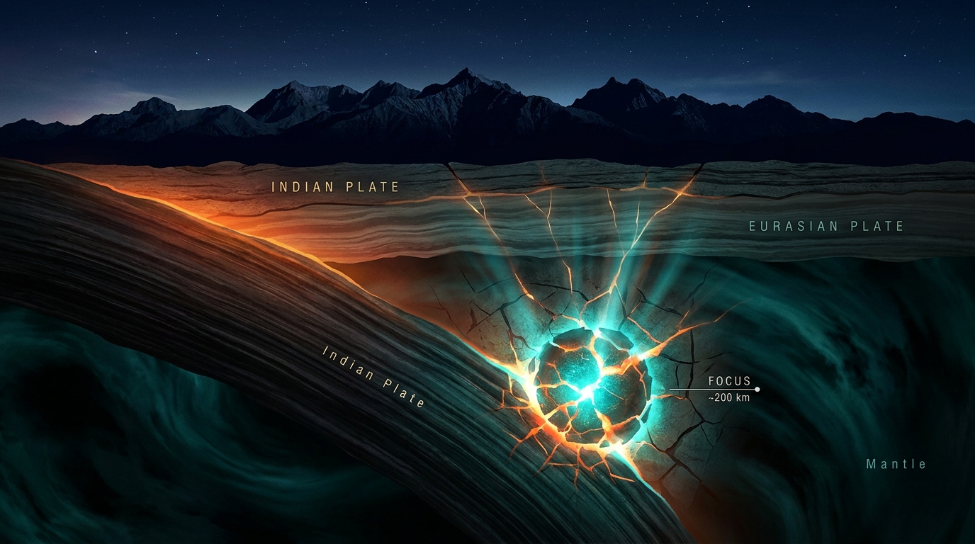 Hindu Kush’un Derinliklerinde: 200 Kilometre Altında Gerçekleşen Deprem